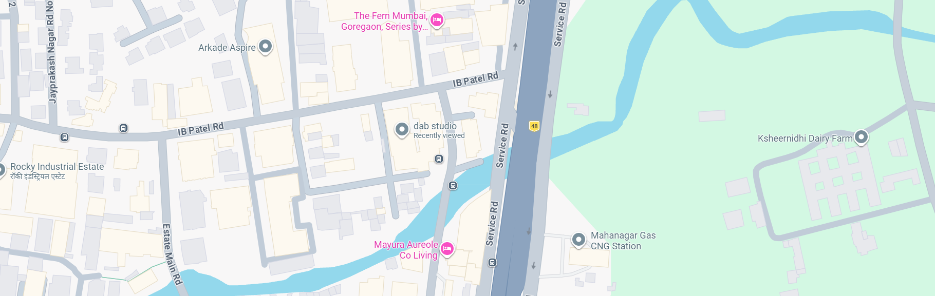 Dabstudio Studio Location Map Mumbai